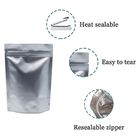 Resealable Leakproof Silver Ziplock Foil Bag Pouch Food Doypack Stand Up Pouches Bags